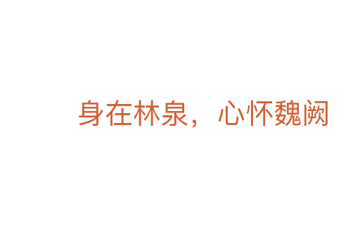 身在林泉，心懷魏闕