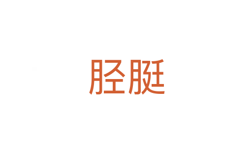 脛脡